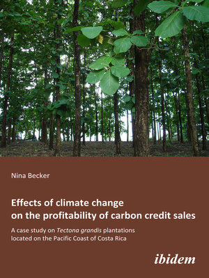 cover image of Effects of climate change on the profitability of carbon credit sales